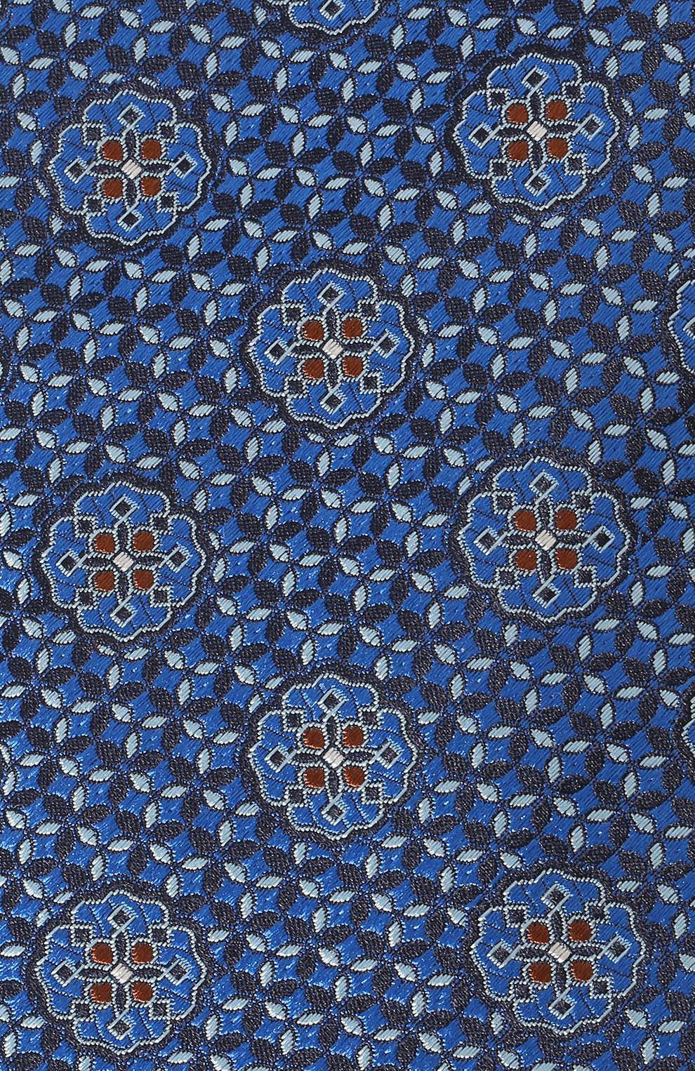 Шелковый галстук CANALI синего цвета по цене 14650 руб., арт. 18/HJ03405, фото 4 Шелковый галстук CANALI, арт. 18/HJ03405, фото 4
