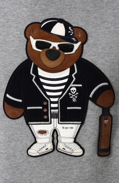 Хлопковый свитшот с аппликацией RALPH LAUREN, арт. 790682585, фото 5