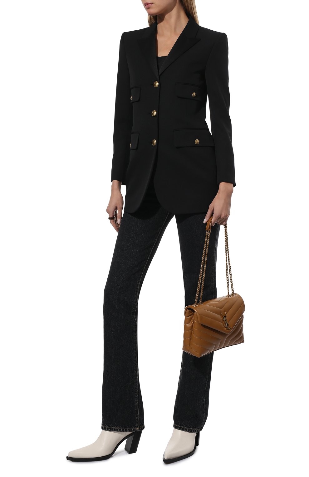 Шерстяной жакет SAINT LAURENT, арт. 660055/Y512W, фото 2