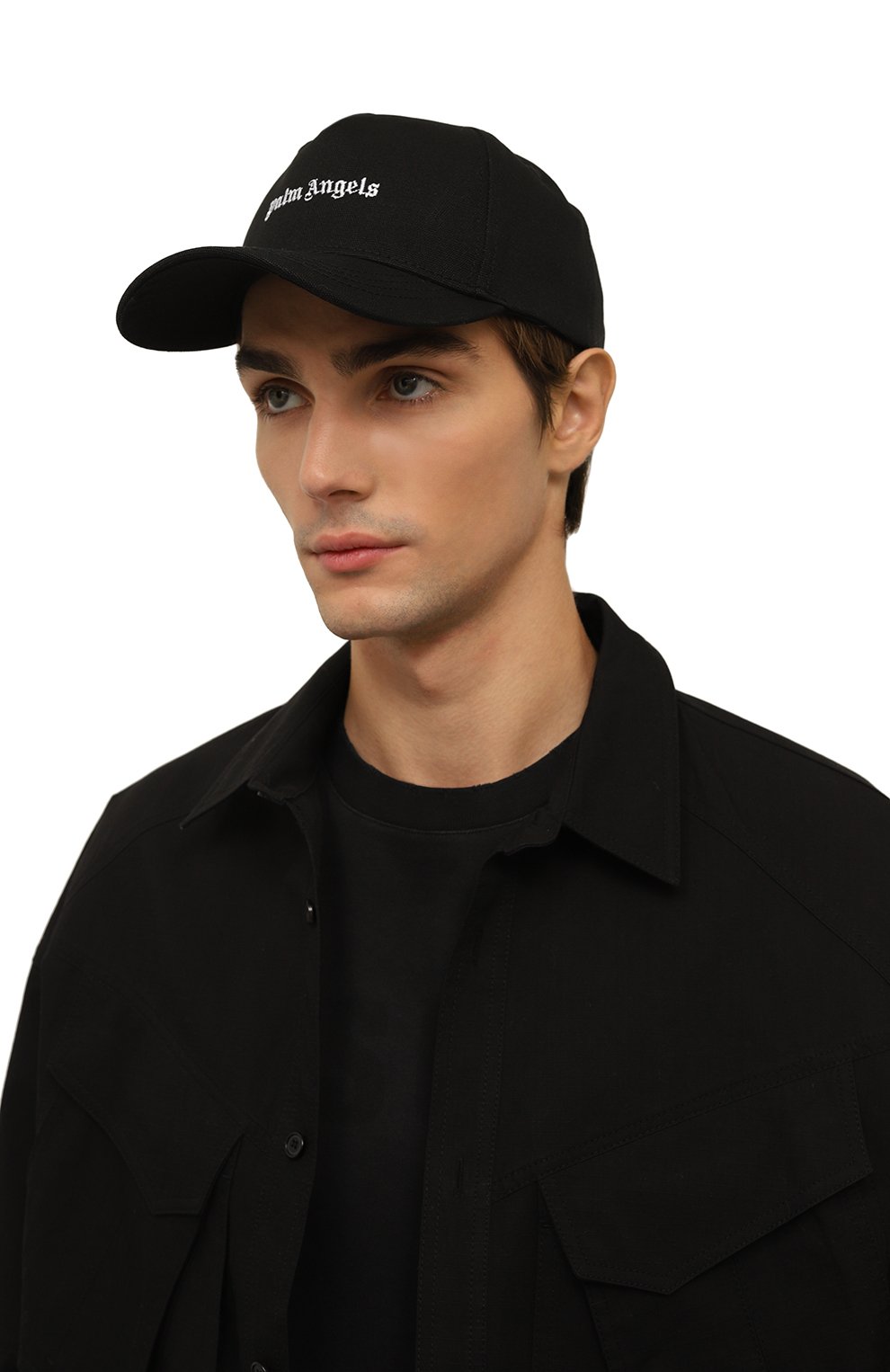 Хлопковая бейсболка PALM ANGELS, арт. PMLB094F23FAB0081001, фото 2
