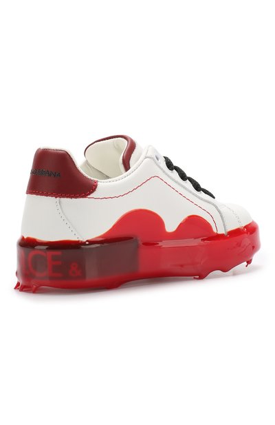 Кожаные кеды DOLCE & GABBANA, арт. DA0678/AK399/24-28, фото 3