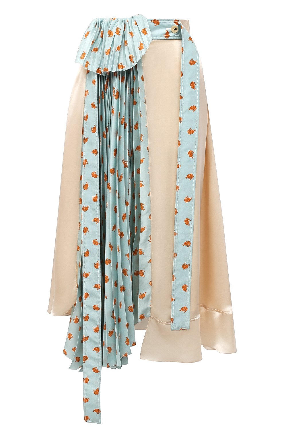 Шелковая юбка LANVIN бежевого цвета по цене 186000 руб., арт. RW-ST411I-4613-A20, фото 1 Шелковая юбка LANVIN, арт. RW-ST411I-4613-A20, фото 1