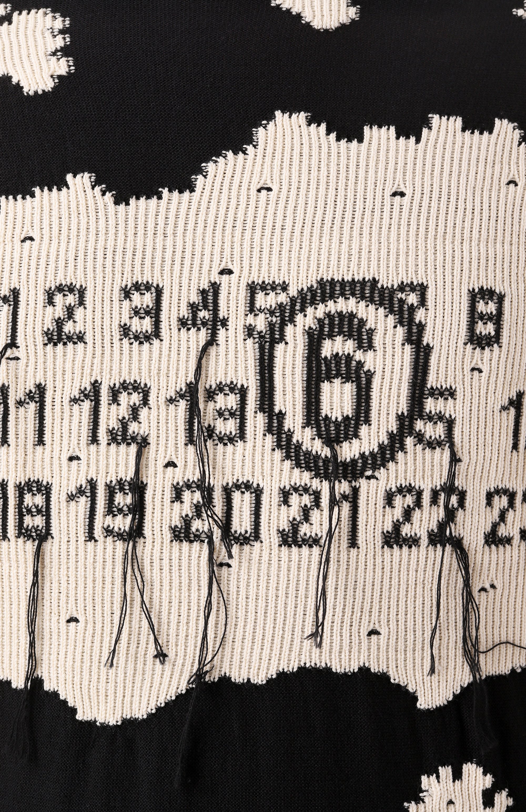 Хлопковый свитер MM6, арт. SH0HL0020/M13081, фото 6