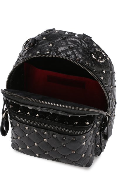 Рюкзак rockstud spike mini VALENTINO черного цвета по цене 257000 руб., арт. PW0B0B63/ARD, фото 4 Рюкзак rockstud spike mini VALENTINO, арт. PW0B0B63/ARD, фото 4