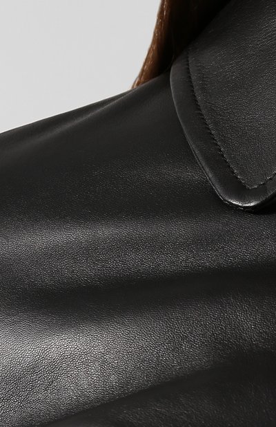 Кожаная куртка DOLCE & GABBANA черного цвета по цене 246000 руб., арт. F9G13L/FUL89, фото 5 Кожаная куртка DOLCE & GABBANA, арт. F9G13L/FUL89, фото 5