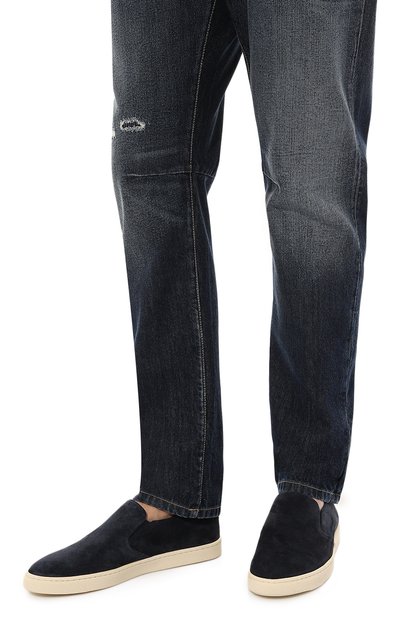 Замшевые слипоны BRUNELLO CUCINELLI, арт. MPUSIGN321, фото 3