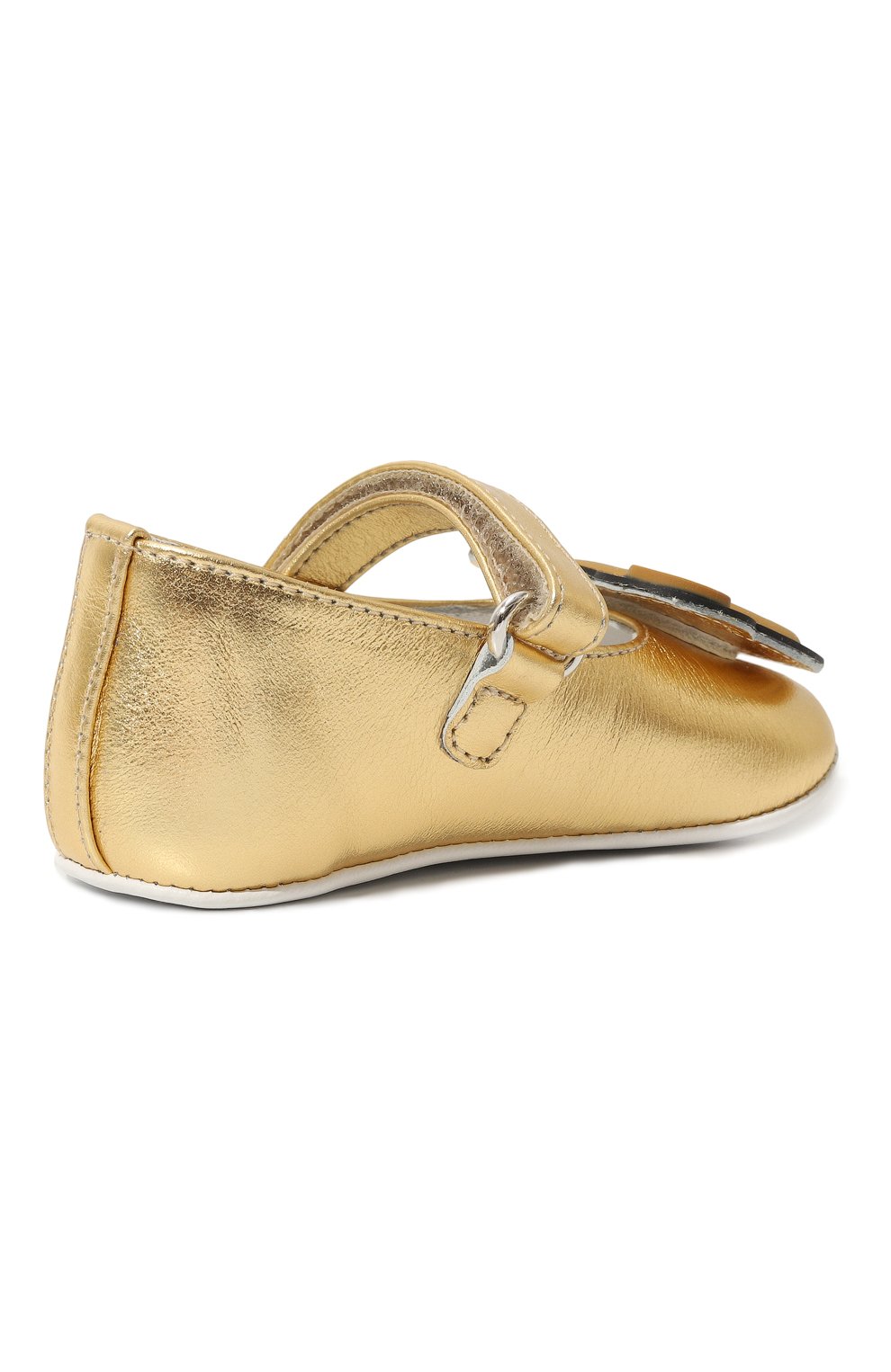 Кожаные пинетки MOSCHINO, арт. 77269, фото 3