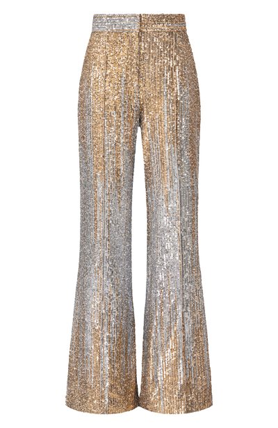 Женские брюки с отделк ой пайетками ELIE SAAB, арт. P0066