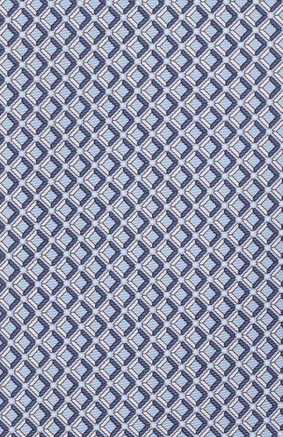 Шелковый галстук ZEGNA голубого цвета по цене 28500 руб., арт. Z3D40T/100, фото 4 Шелковый галстук ZEGNA, арт. Z3D40T/100, фото 4