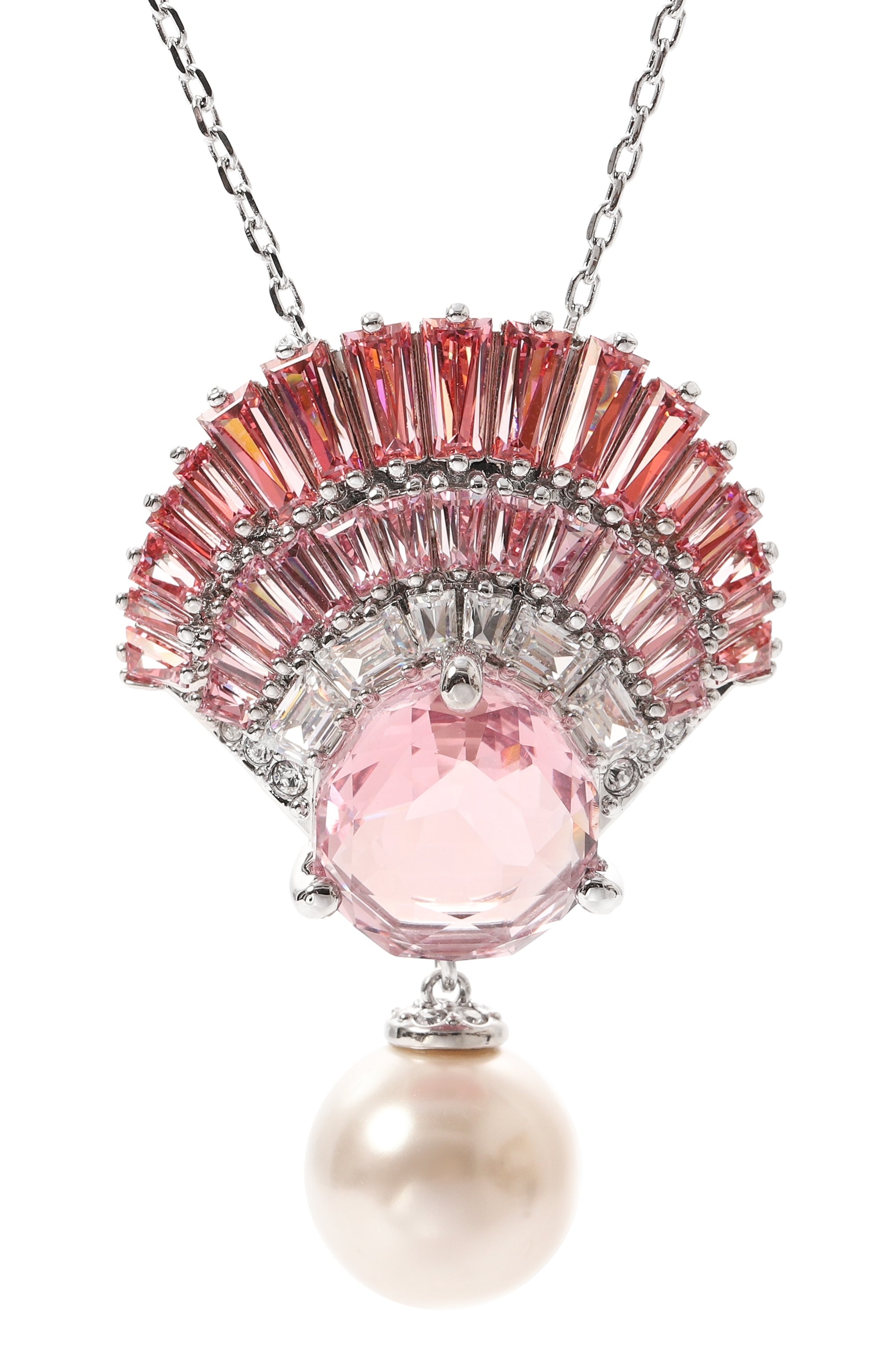 Подвеска idyllia на цепочке SWAROVSKI светло-розового цвета по цене 37750 руб., арт. 5688620, фото 3 Подвеска idyllia на цепочке SWAROVSKI, арт. 5688620, фото 3