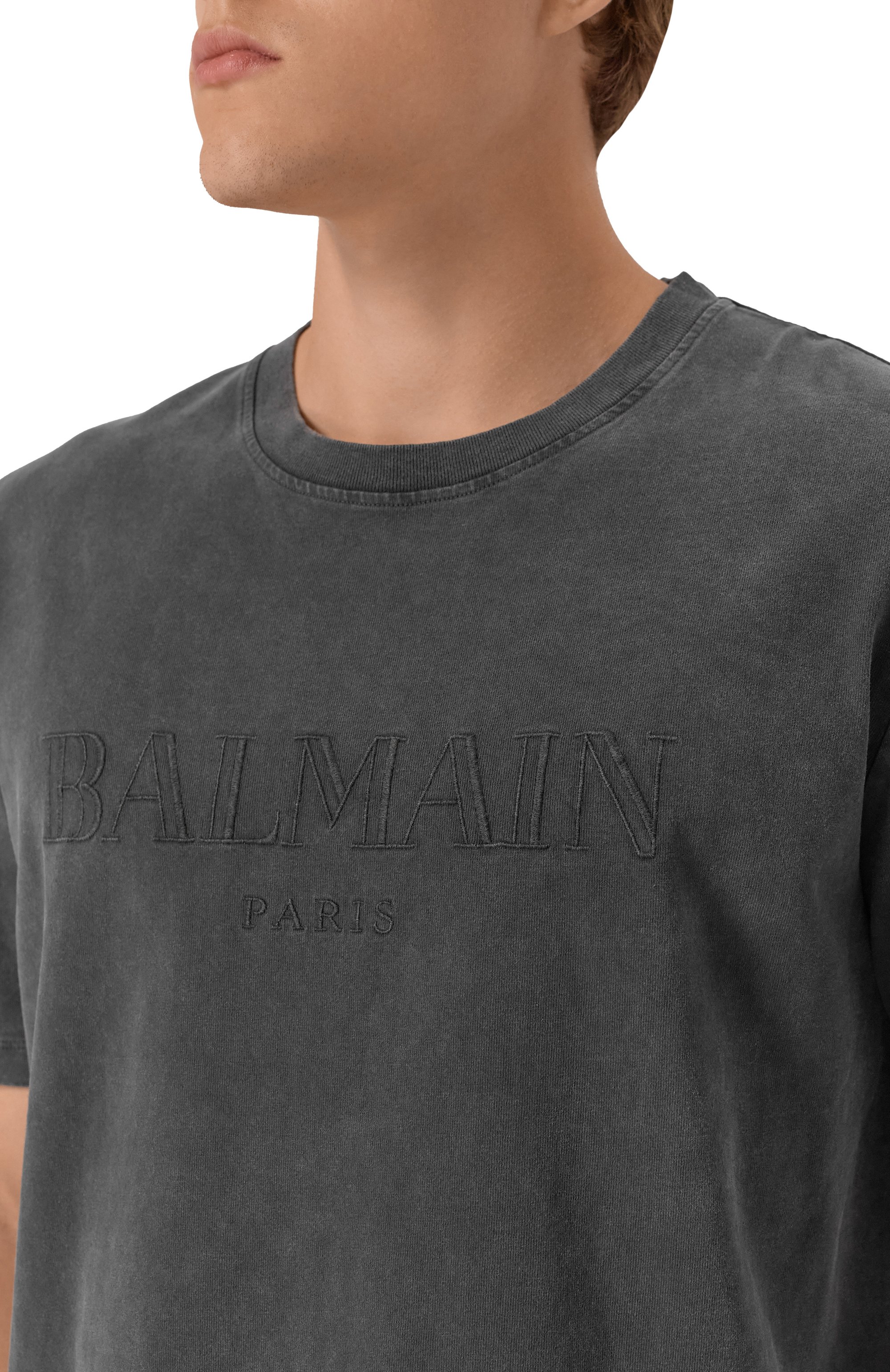 Хлопковая футболка BALMAIN, арт. FH1EG000/BC72, фото 5