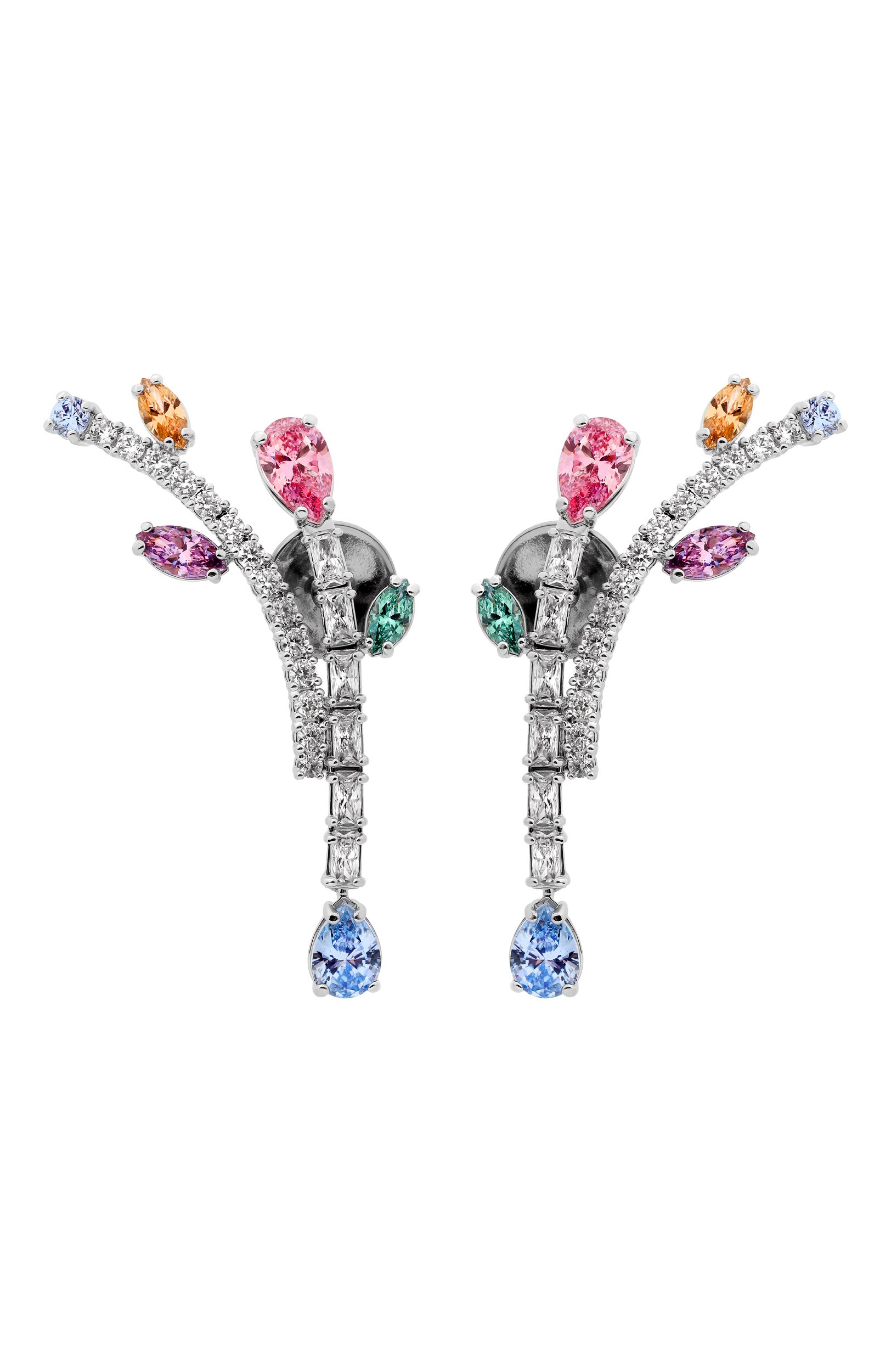 Серьги ariana grande x swarovski SWAROVSKI разноцветного цвета по цене 35400 руб., арт. 5737426, фото 1 Серьги ariana grande x swarovski SWAROVSKI, арт. 5737426, фото 1