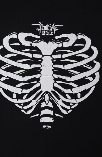 Хлопковая футболка PHOBIA ARCHIVE, арт. PHK00773, фото 3