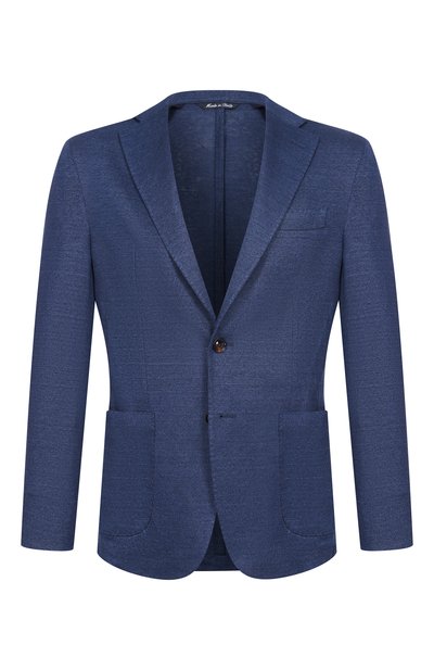 Мужской пиджак изо льна и хлопка ANDREA CAMPAGNA, арт. BIELLA/MULTILIN0 17717