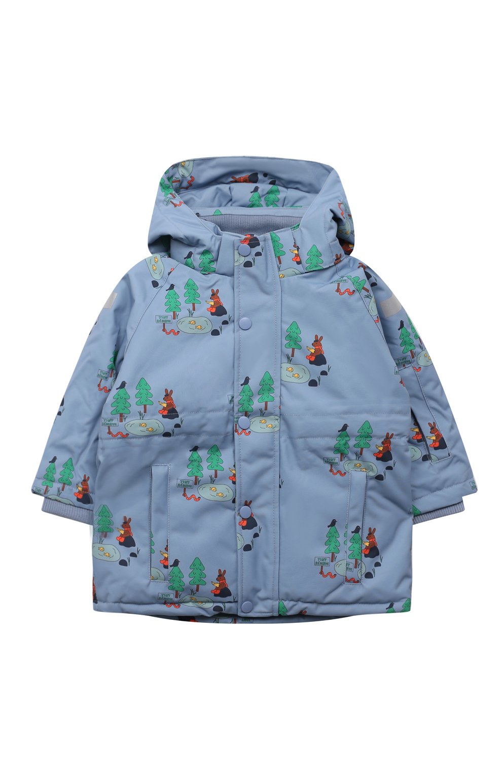 Утепленная куртка TINYCOTTONS голубого цвета по цене 22710 руб., арт. AW22-272., фото 1 Утепленная куртка TINYCOTTONS, арт. AW22-272., фото 1