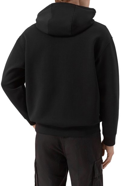 Хлопковая толстовка EMPORIO ARMANI черного цвета по цене 31350 руб., арт. EM001122/AF10013, фото 4 Хлопковая толстовка EMPORIO ARMANI, арт. EM001122/AF10013, фото 4