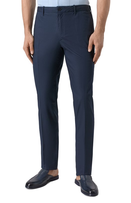 Хлопковые брюки Slowear 1W0084/9208B Синий  1W0084/9208B Фото 3