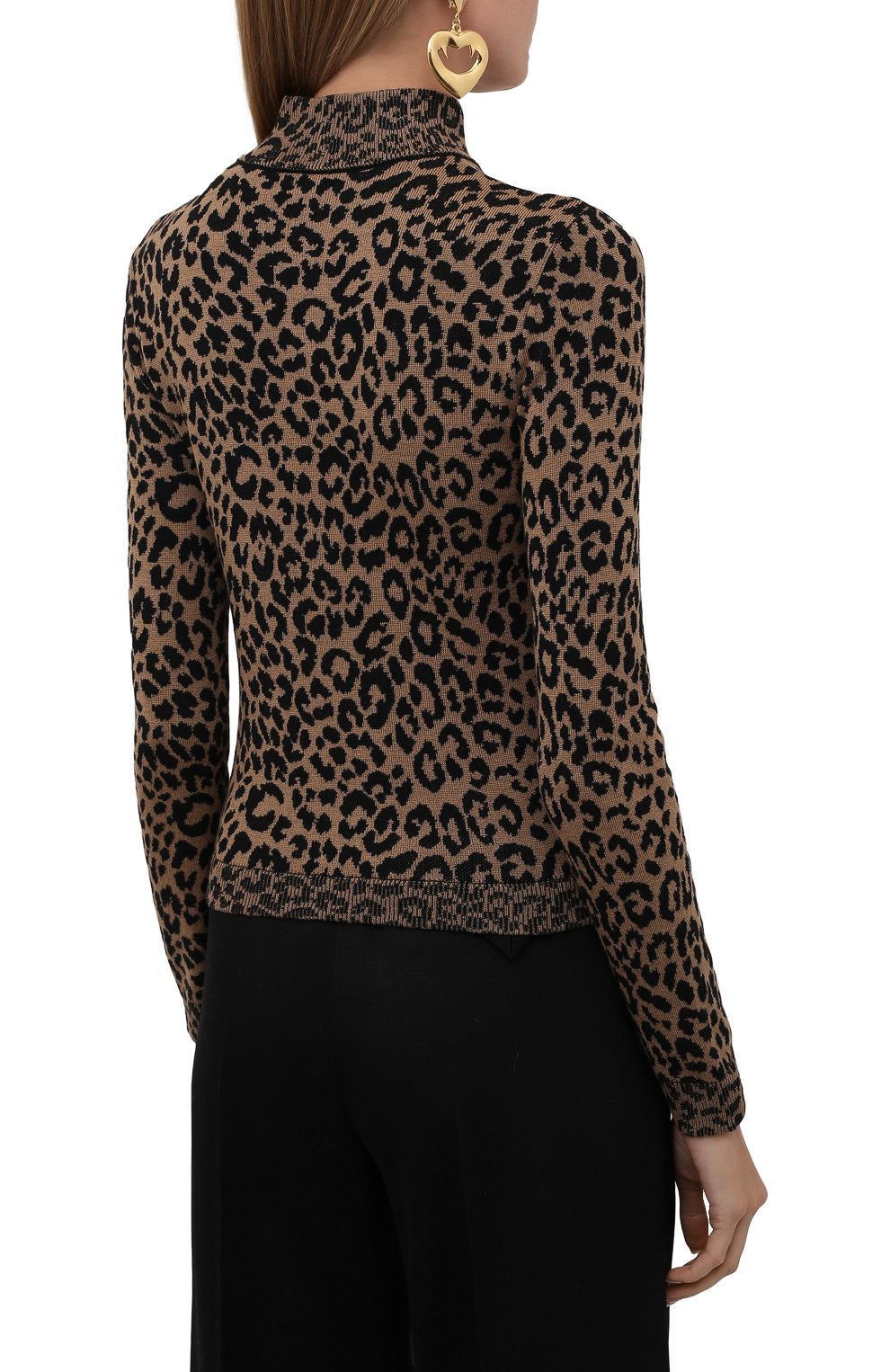 Шерстяной кардиган VALENTINO леопардового цвета по цене 156500 руб., арт. WB3KE00V6MJ, фото 4 Шерстяной кардиган VALENTINO, арт. WB3KE00V6MJ, фото 4