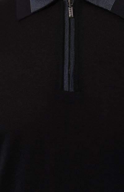 Поло из кашемира и шелка ZILLI, арт. KZP001M0330VBJS00, фото 5