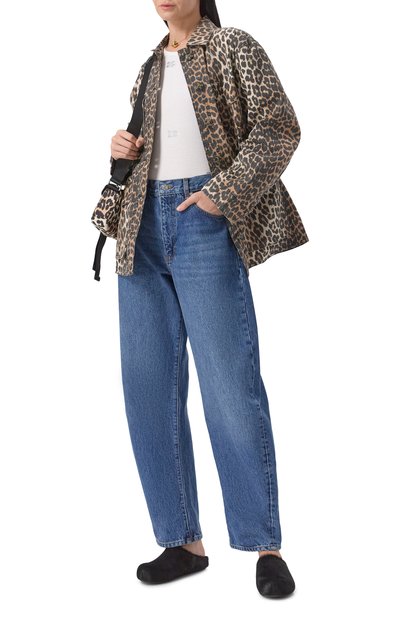 Хлопковая майка GANNI, арт. T4087, фото 2