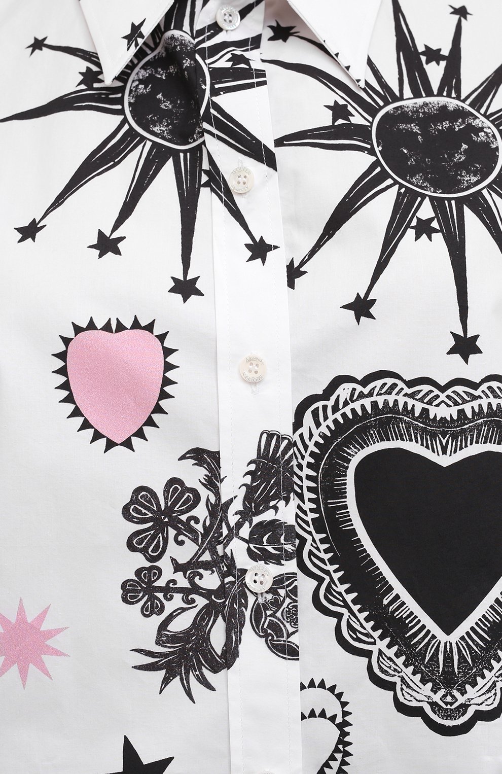 Хлопковая рубашка ALEXANDER MCQUEEN, арт. 661587/QCAEN, фото 5