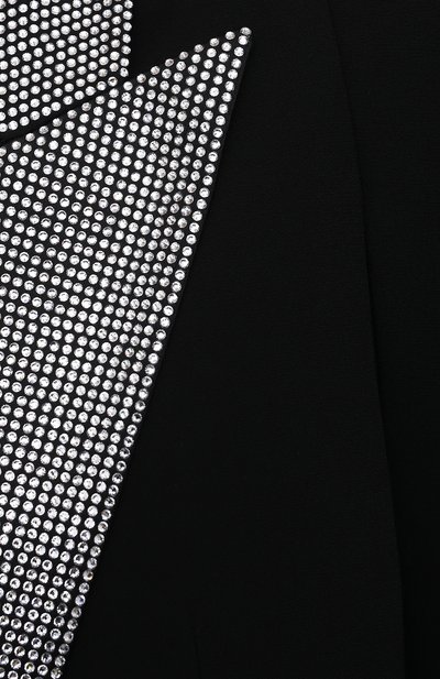 Жакет из вискозы BALMAIN черного цвета по цене 358000 руб., арт. VF0SC060/VA00, фото 5 Жакет из вискозы BALMAIN, арт. VF0SC060/VA00, фото 5
