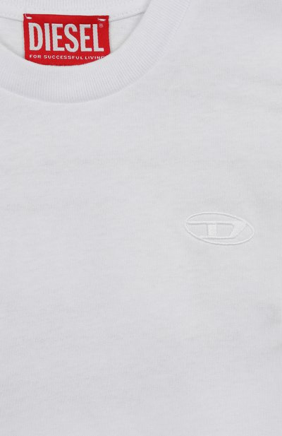 Хлопковая футболка DIESEL, арт. J02276/0HGAM, фото 3