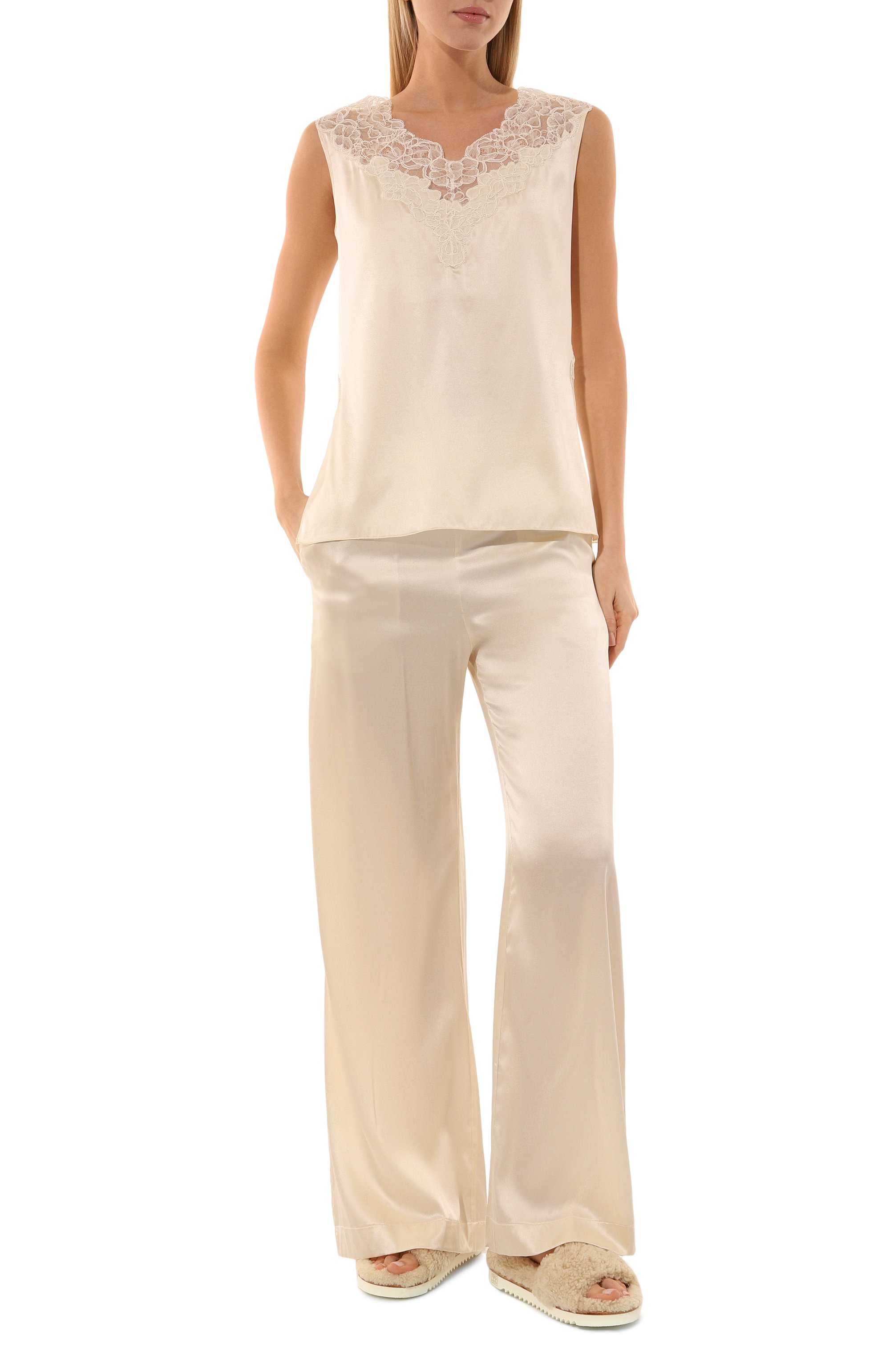 Шелковый топ ERMANNO SCERVINO, арт. D454L602TBW, фото 2