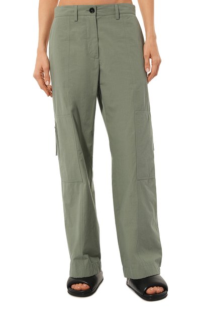 Хлопковые брюки JIL SANDER, арт. J40KA0133/J45127, фото 3