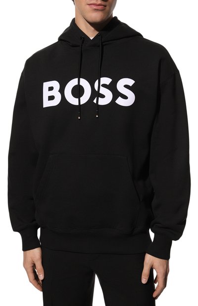 Хлопковое худи BOSS, арт. 50485316, фото 3