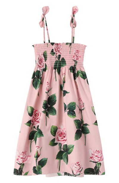 Хлопковый сарафан DOLCE & GABBANA, арт. L54DE0/HS5S7/2-6, фото 2