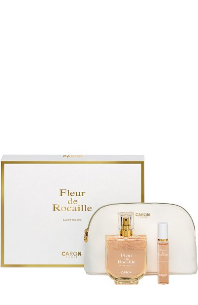 Женский набор fleur de rocaille: туалетная вода + туалетная вода спрей + косметичка (100+15ml) CARON, арт. Q029925