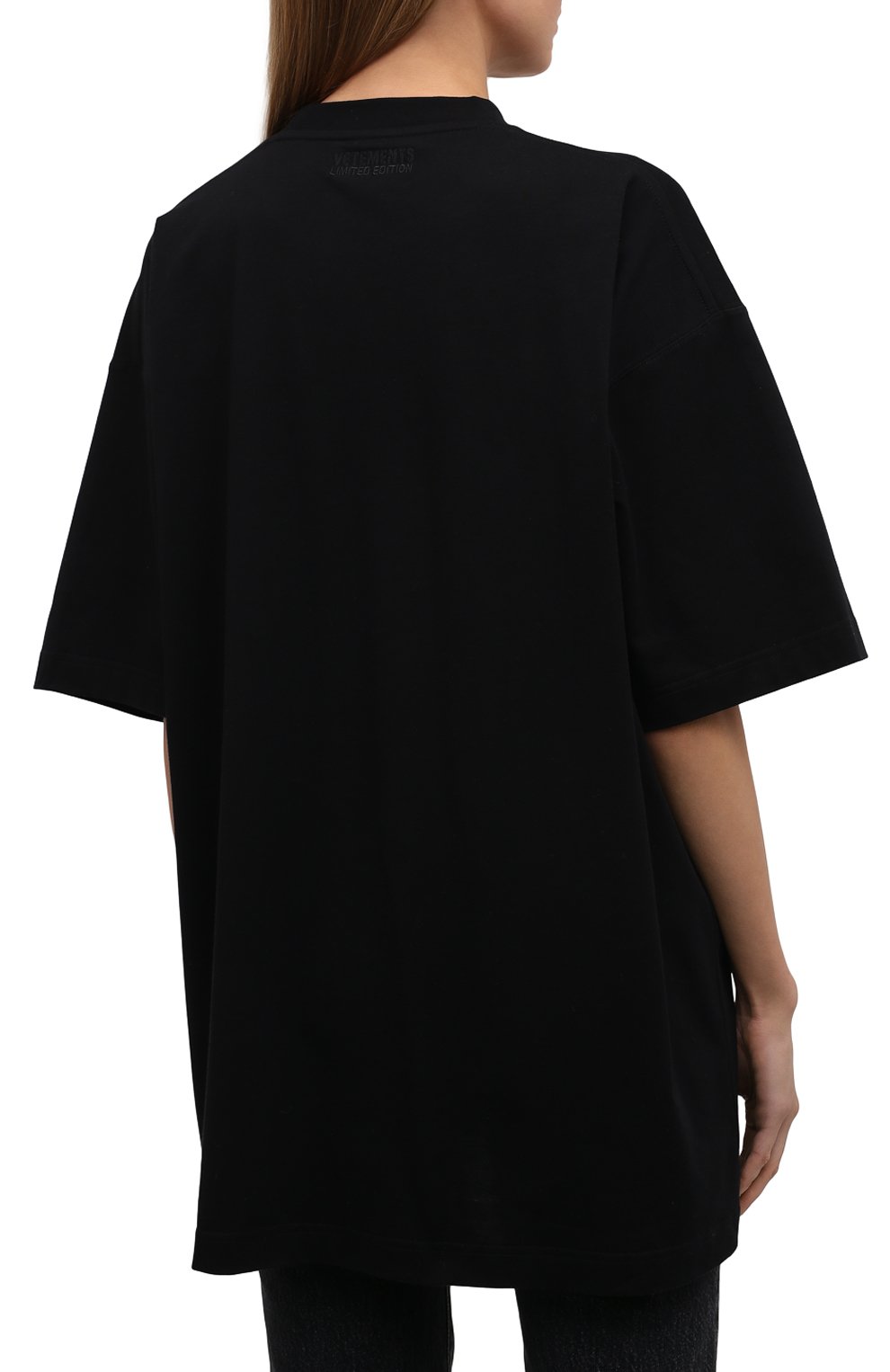 Хлопковая футболка VETEMENTS, арт. UE52TR510B 1611/W, фото 4