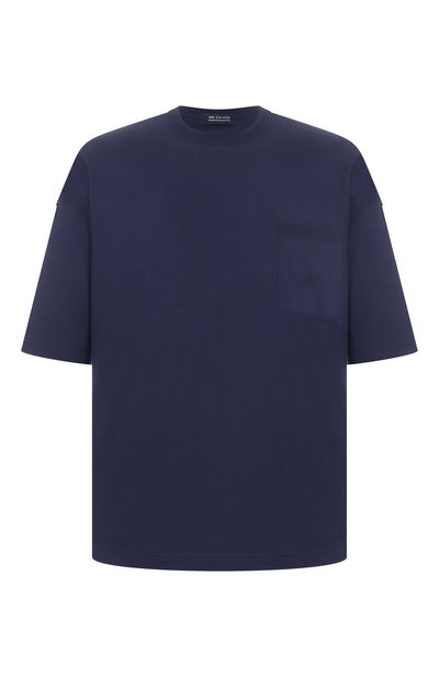 Мужская футболка из хлопка и шелка KNT, арт. UMM062901