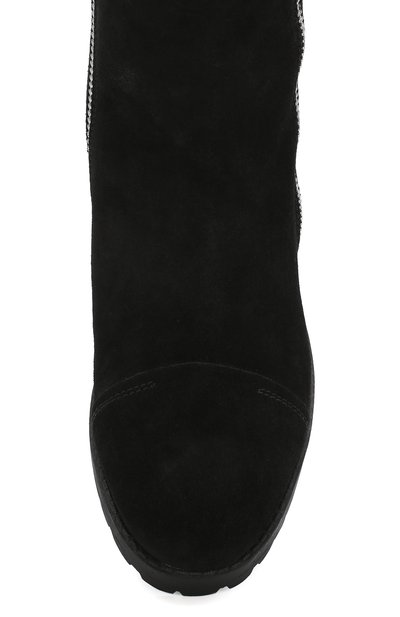 Утепленные замшевые ботинки с молниями DKNY, арт. K3840252, фото 5