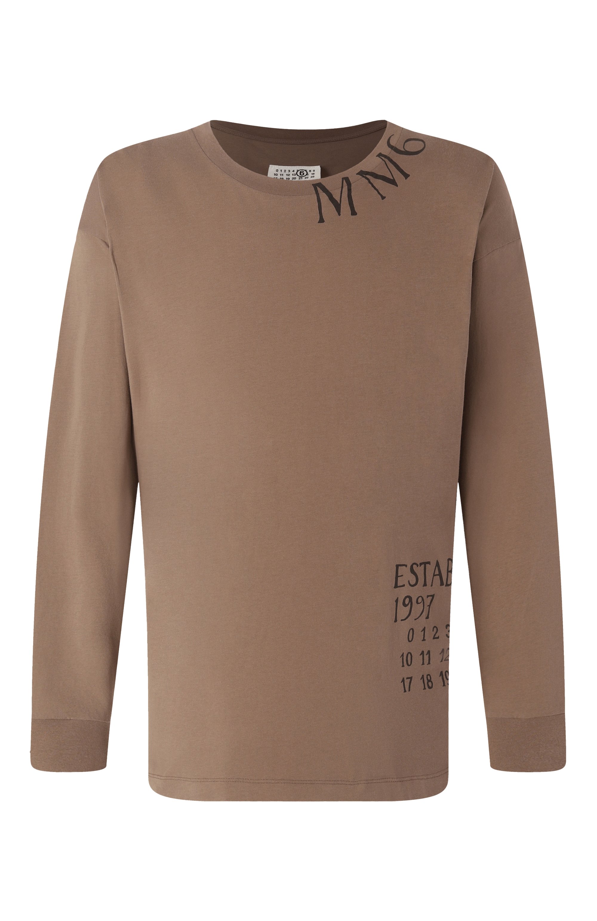 Хлопковый лонгслив MM6, арт. SH0GC0047/S24312, фото 1