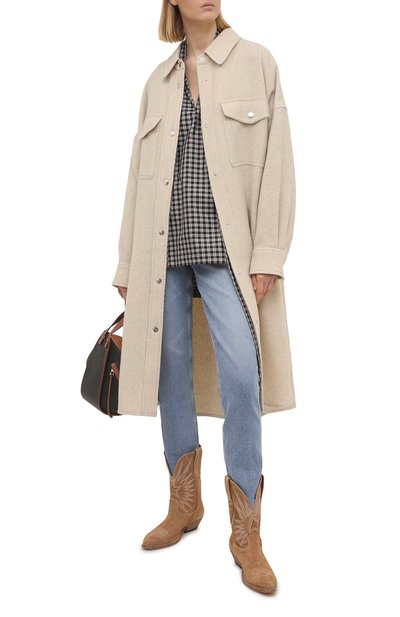 Замшевые сапоги wish star low GOLDEN GOOSE DELUXE BRAND, арт. GWF00136.F000487, фото 2