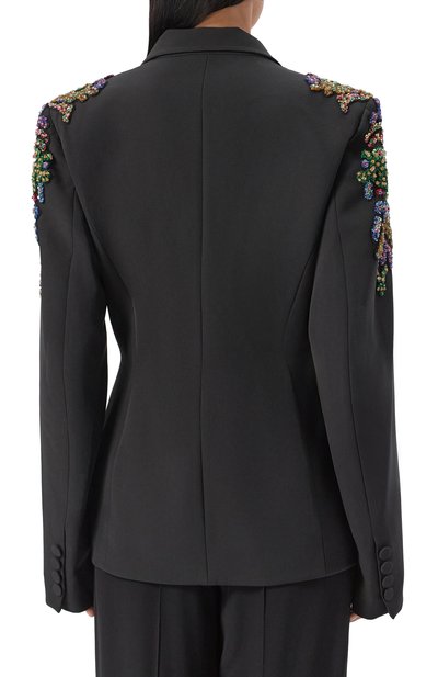 Жакет с отделкой стразами и пайетками ZUHAIR MURAD, арт. PJK25001/CRCA019, фото 4