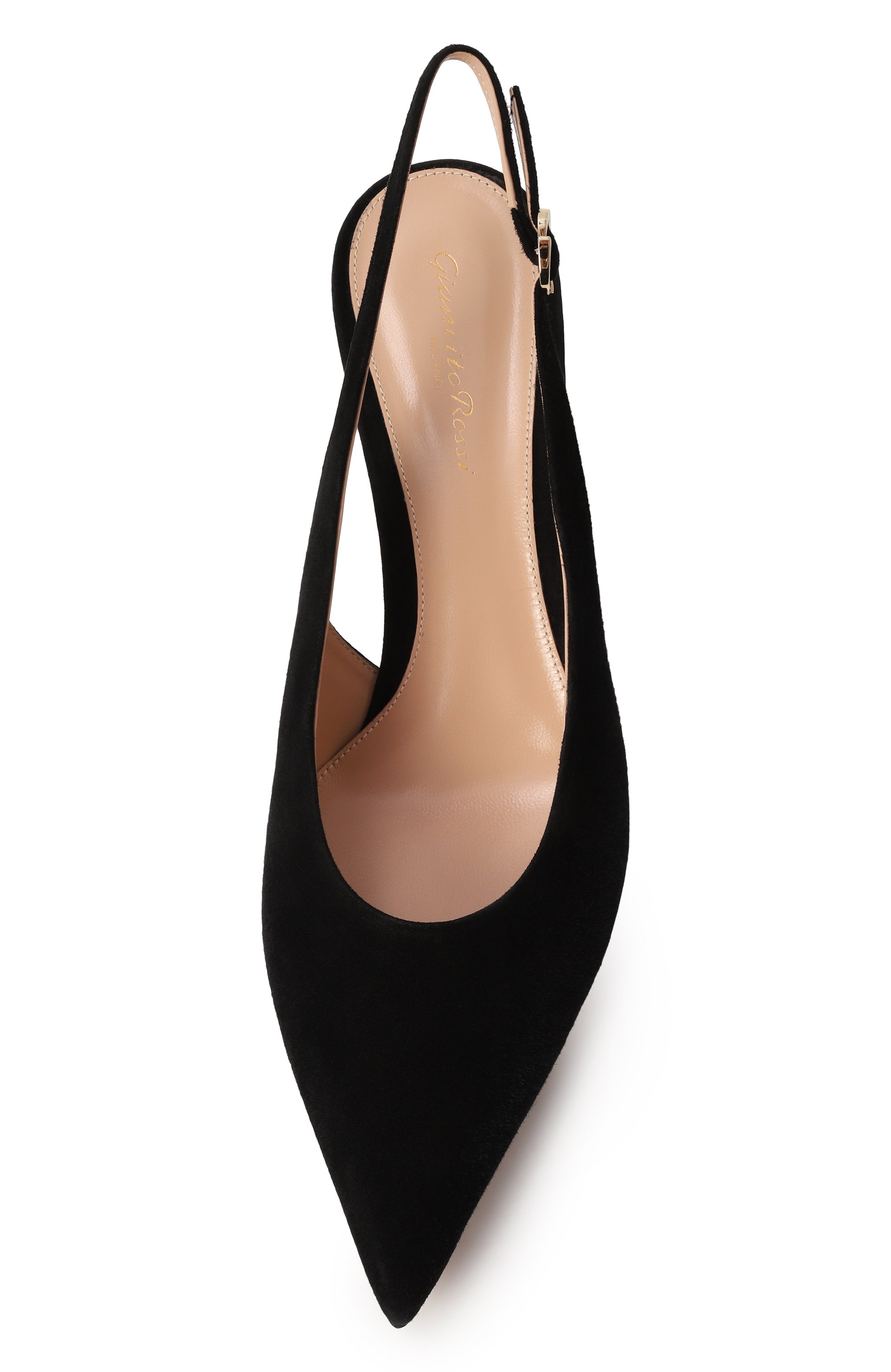 Замшевые туфли ribbon 55 GIANVITO ROSSI, арт. G95538.55RIC.CAMNER0, фото 6