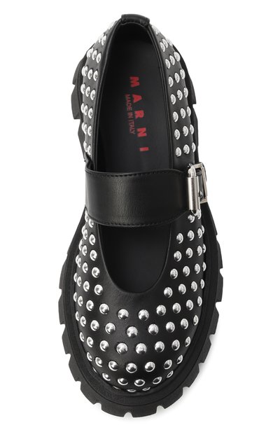 Кожаные туфли MARNI, арт. 82044/28-35, фото 4