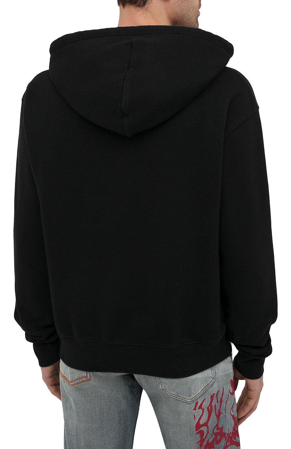 Хлопковое худи HERON PRESTON черного цвета по цене 41050 руб., арт. HMBB015R21JER0021018, фото 4 Хлопковое худи HERON PRESTON, арт. HMBB015R21JER0021018, фото 4