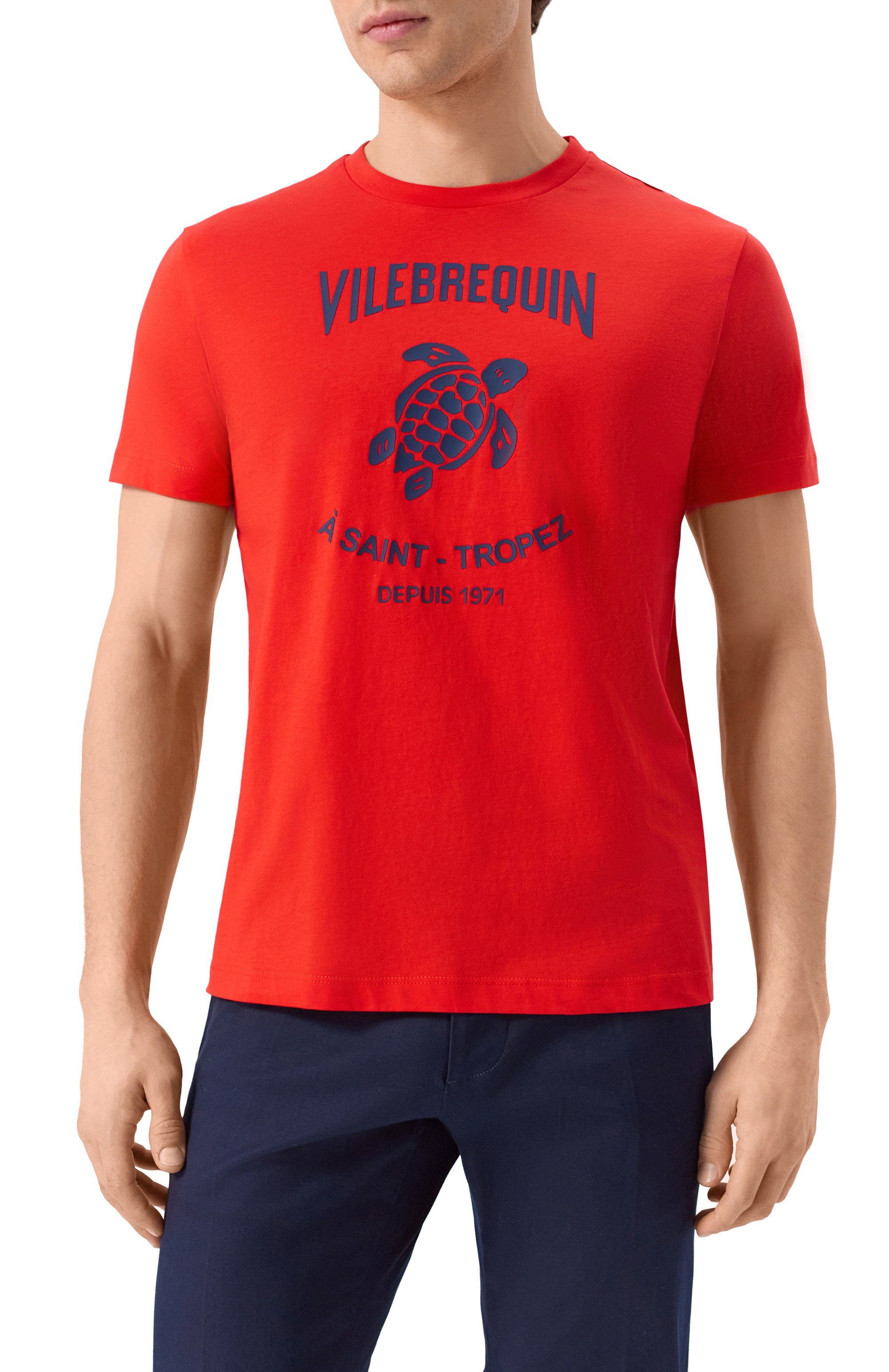 Хлопковая футболка VILEBREQUIN, арт. VBMTS0007/02658, фото 3
