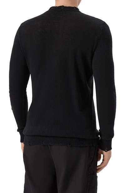 Джемпер из шерсти и вискозы NEVER ENOUGH черного цвета по цене 32800 руб., арт. MKN080, фото 4 Джемпер из шерсти и вискозы NEVER ENOUGH, арт. MKN080, фото 4