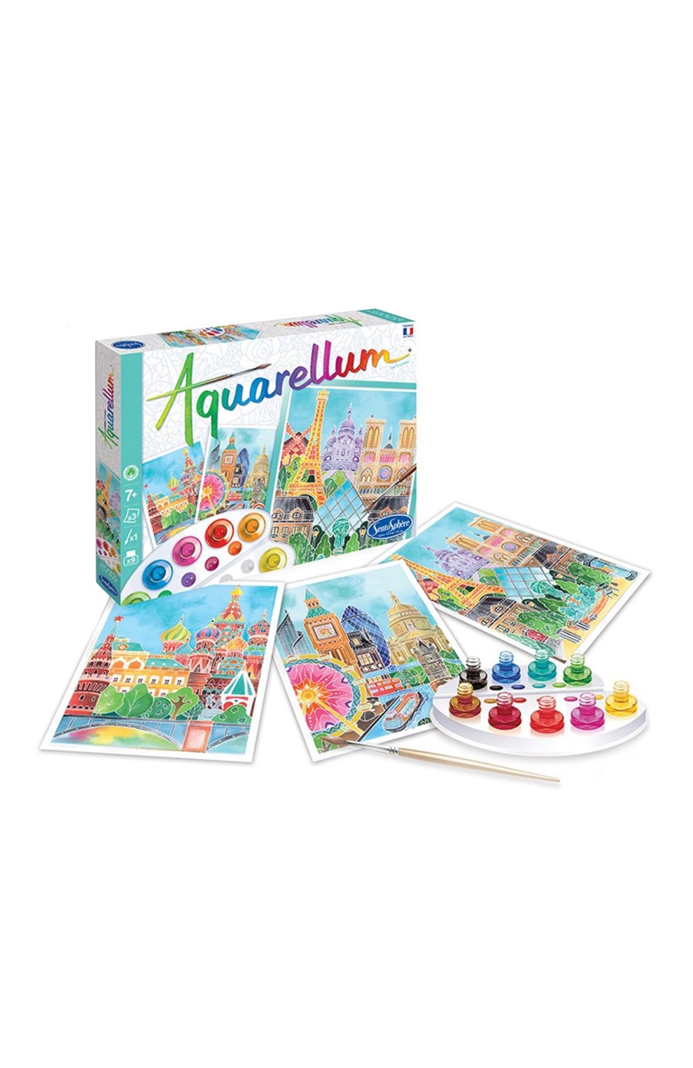 Акварельная раскраска столицы SENTOSPHERE, арт. 6397, фото 1