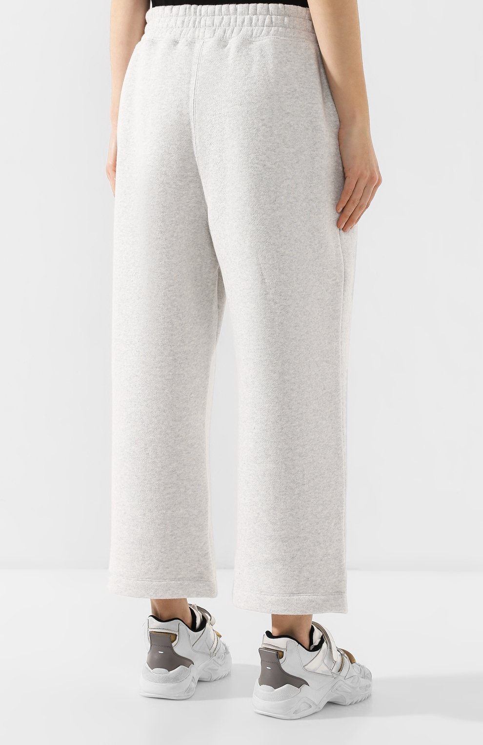 Хлопковые брюки ALEXANDERWANG.T серого цвета по цене 40950 руб., арт. 4CC1204016, фото 4 Хлопковые брюки ALEXANDERWANG.T, арт. 4CC1204016, фото 4