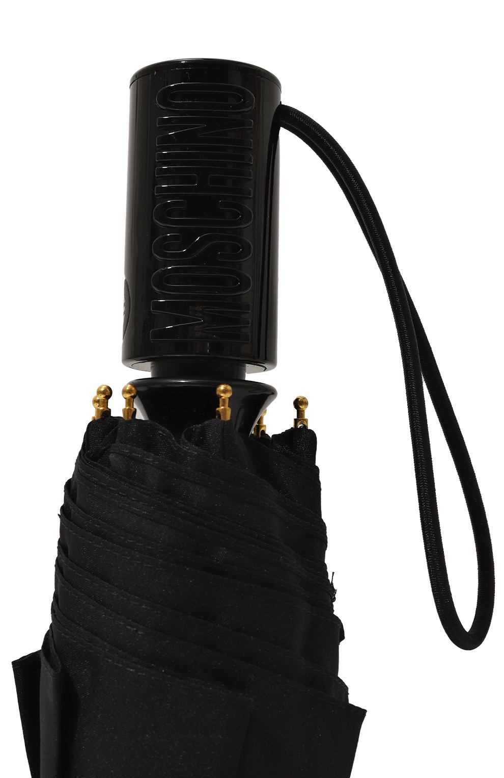 Складной зонт MOSCHINO черного цвета по цене 7810 руб., арт. 8870-0PENCL0SEA, фото 6 Складной зонт MOSCHINO, арт. 8870-0PENCL0SEA, фото 6