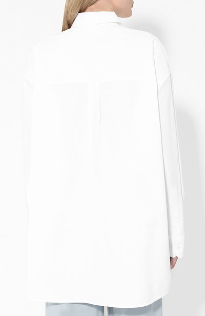 Хлопковая рубашка VICTORIA BECKHAM, арт. SH 0VR 1734D PSS19 C0TT0N P0PLIN, фото 4