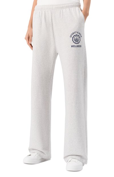 Хлопковые брюки SPORTY AND RICH, арт. PA040508033GY03, фото 3