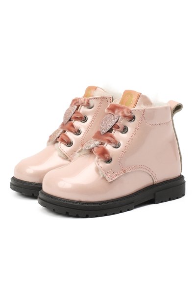 Кожаные ботинки с мехо вой отделкой WALKEY, арт. Y1A5-41080-1142/19-24, фото 1