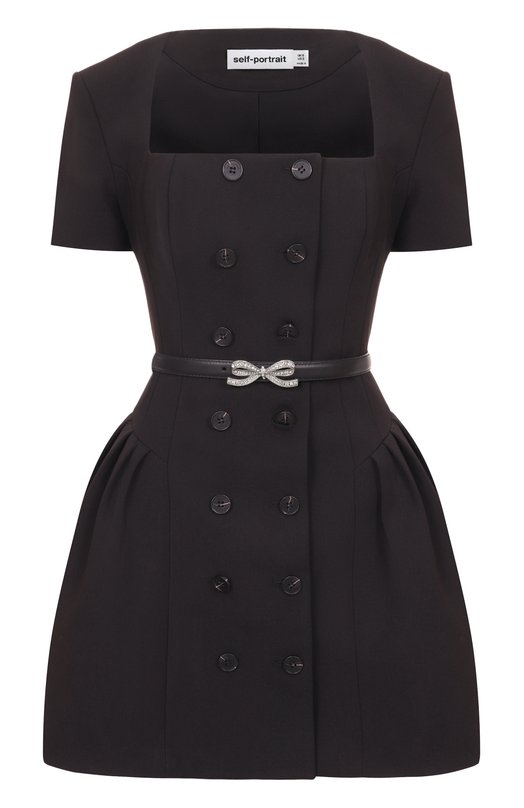 Платье self-portrait AW25082SB Чёрный AW25082SB